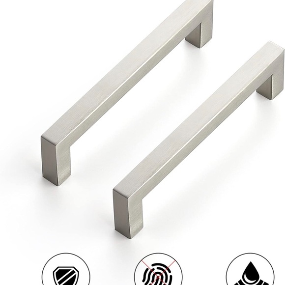 15 Brushed Nickel Cabinet Hardware - Ravinte 15 Pack 5 Inch Stainless Steel - Picture 3 of 10